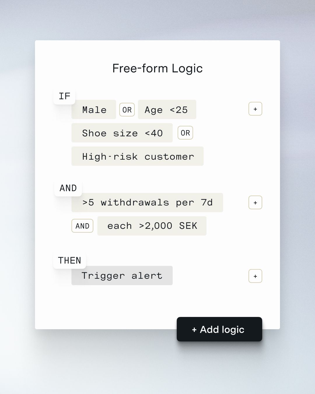Next-gen scenario builder interface