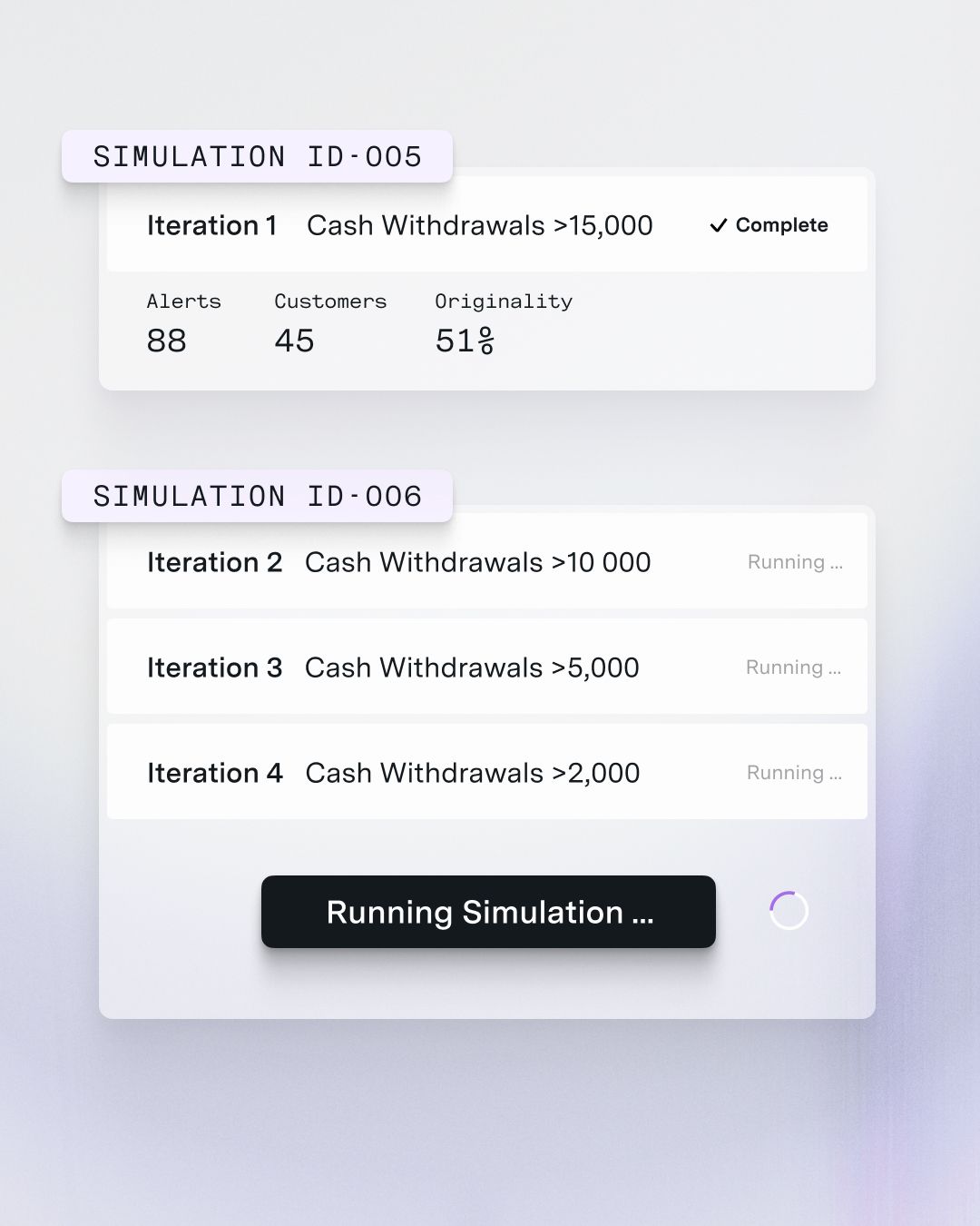 Advanced testing and tuning interface